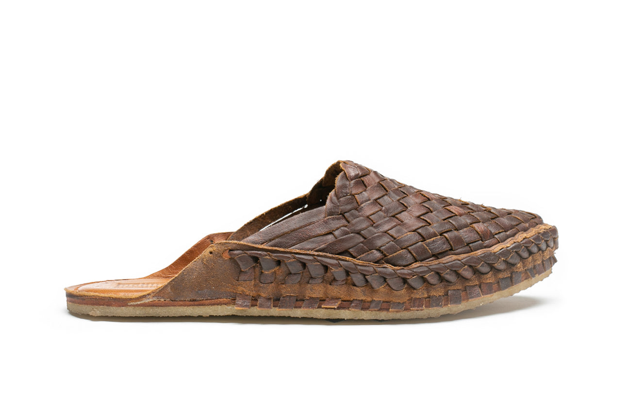 【MOHINDERS】Lether Sandal deep brown Premier Leather Single Arch Sandal for Women – Half-Moon